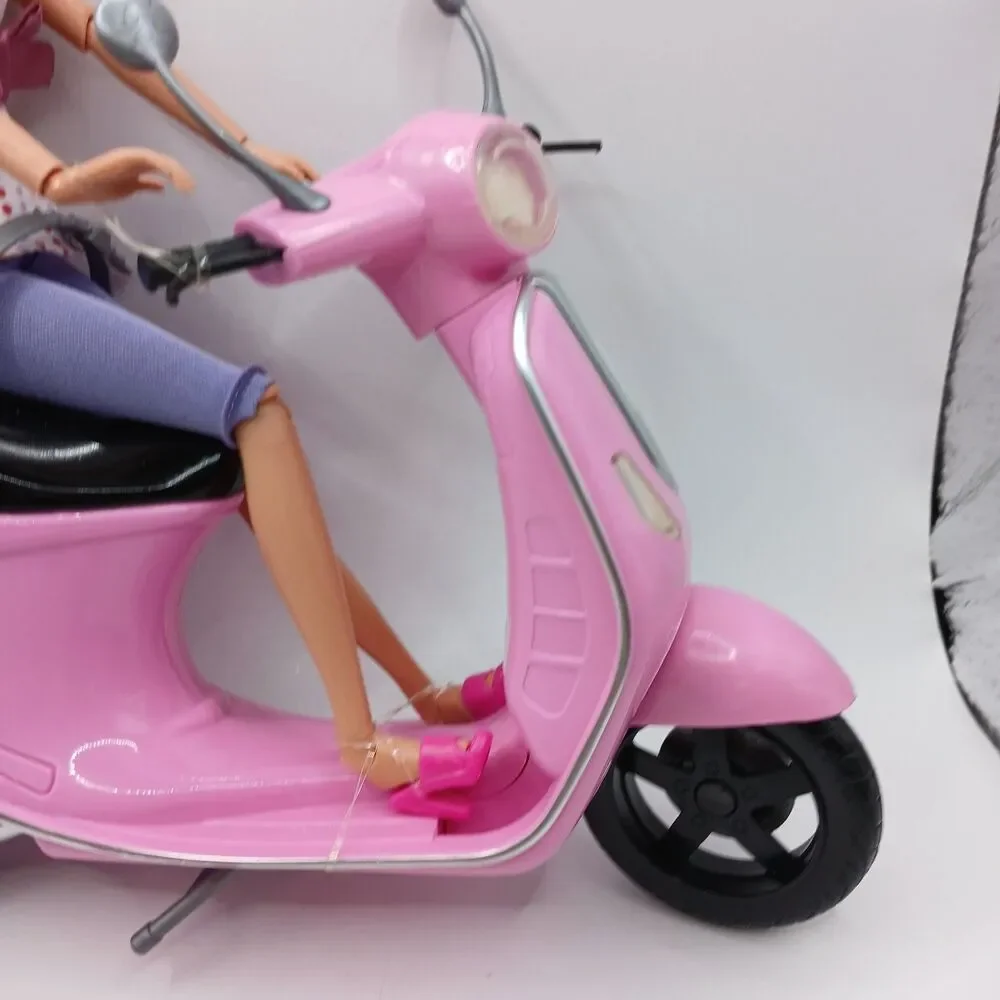Steffi Love Doll & Pink Motor Scooter 11” Fashion Doll Dressed Two-Tone Blonde